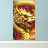 Toile Dragon Chinois (Insitu (Plancher de Bois))