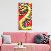Toile Dragon Chinois (Insitu(Salon))