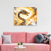 Toile Dragon chinois (Insitu(Salon))