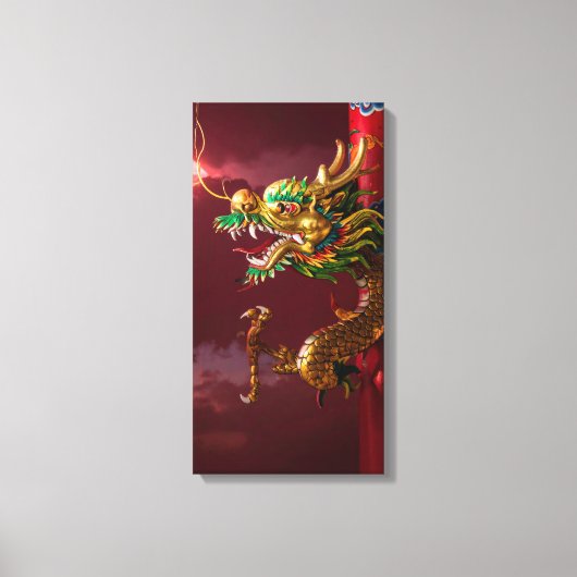 Toile dragon chinois (Recto)