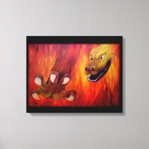 Toile Dragon Claw - Dragon Rouge