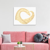 Toile Dragon de coeur de grès sur blanc (Insitu(Salon))