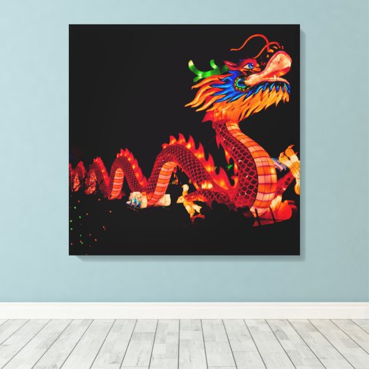 Toile Dragon de défilé chinois (Insitu (Plancher de Bois))