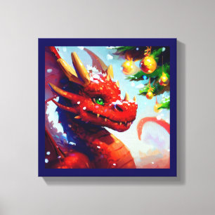Toile Dragon de Noël 2