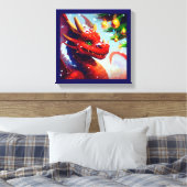 Toile Dragon de Noël 2 (Insitu(Chambre))