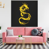 Toile Dragon d'or (Insitu(Salon))