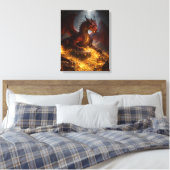 Toile Dragon du Trésor Caché (Insitu(Chambre))