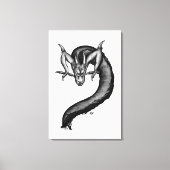 Toile Dragon en style tatouage (Recto)