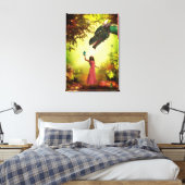 Toile Dragon et fille (Insitu(Chambre))