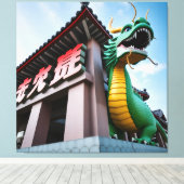 Toile Dragon impérial chinois (Insitu (Plancher de Bois))