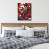 Toile Dragon japonais fantôme (Insitu(Chambre))