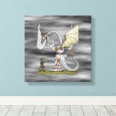 Toile Dragon mécanique (Insitu (Plancher de Bois))