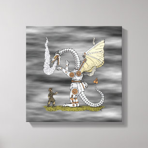Toile Dragon mécanique