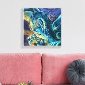 Toile Dragon Rider Imaginaire Art (Insitu(Salon))