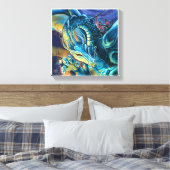 Toile Dragon Rider Imaginaire Art (Insitu(Chambre))