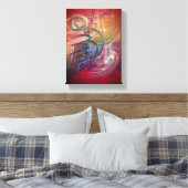 Toile Dragon Rouge (Insitu(Chambre))