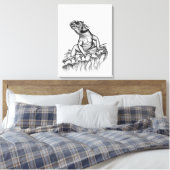 Toile Dragon sur la Roche (Insitu(Chambre))