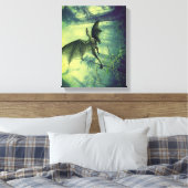 Toile Dragon Terre Verte, Art Imaginaire Nature (Insitu(Chambre))