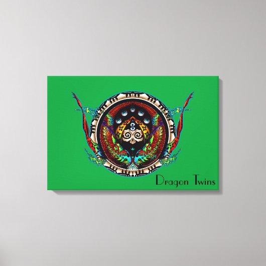 Toile Dragon Twins (Recto)