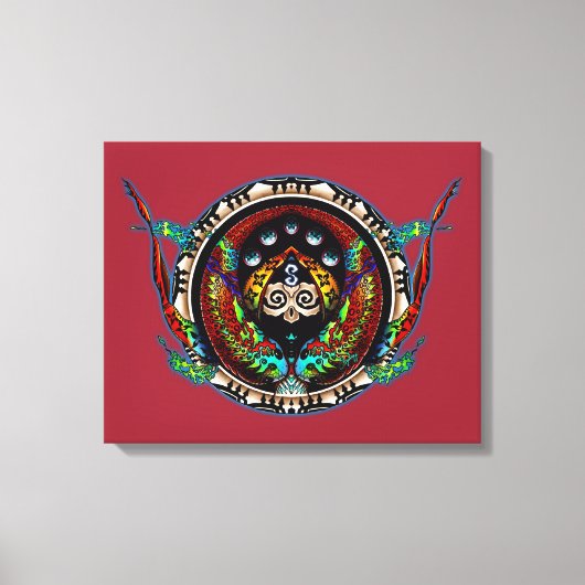 Toile Dragon Twins (Recto)