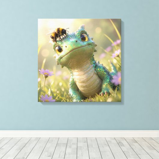 Toile Dragon vers Abeille :-) (Insitu (Plancher de Bois))