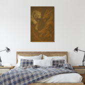 Toile Dragon vs White Tiger – Mystical Fantasy Wall Art  (Insitu(Chambre))