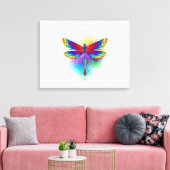 Toile Dragonfly en arc-en-ciel (Insitu(Salon))