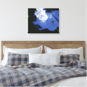 Toile Dragonfly en vol, ailes de battant (Insitu(Chambre))