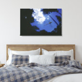 Toile Dragonfly en vol, ailes de battant (Insitu(Chambre))