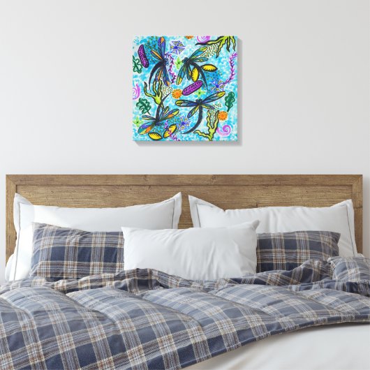 Toile Dragonfly Fantasy  (Insitu(Chambre))