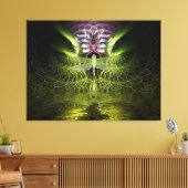 Toile Dragonfly Fractal Magic Wrapped Canvas (Insitu(Salon))