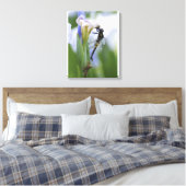 Toile Dragonfly sur iris (Insitu(Chambre))
