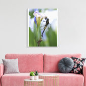 Toile Dragonfly sur iris (Insitu(Salon))