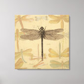 Toile Dragonfly Vintage Antique Classic Nature (Recto)