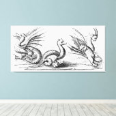 Toile Dragons (Insitu (Plancher de Bois))