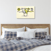 Toile Dragons d'or et d'argent (Insitu(Chambre))