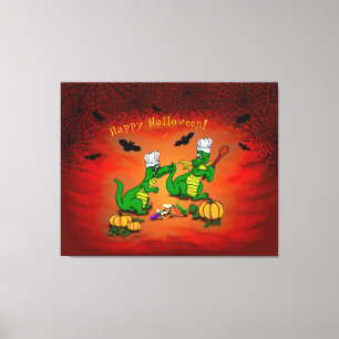 Toile Dragons - Joyeux Halloween ! Aujourd'hui je vais c