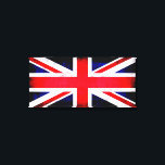 Toile Drapeau<br><div class="desc">La toile brillante de British Flag Zazzle est fabriquée à partir d'un mélange coton-poly sans additif et présente un revêtement spécial réceptif à l'encre qui protège la surface imprimée contre la fissuration lorsqu'elle est étirée. Réalisées en tissage serré idéal pour tout œuvres d'art et photographie, le séchage instantané des toiles...</div>