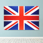 Toile Drapeau 2 du Royaume-Uni (Insitu (Plancher de Bois))