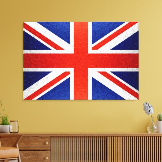 Toile Drapeau 2 du Royaume-Uni (Insitu(Salon))