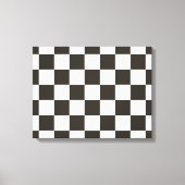 Toile Drapeau À damiers (noir et blanc) (Motif du vérifi (Recto)
