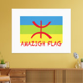 Toile Drapeau Amazigh - Drapeau Amazigh Drapeau (Insitu(Salon))