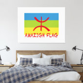 Toile Drapeau Amazigh - Drapeau Amazigh Drapeau (Insitu(Chambre))