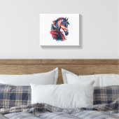 Toile Drapeau américain (Insitu(Chambre))