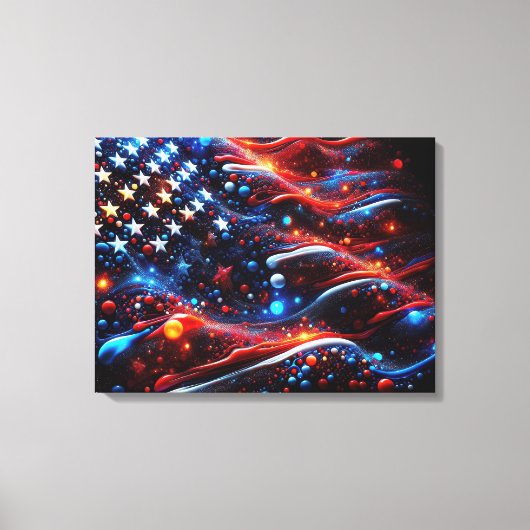 Toile Drapeau américain (Recto)