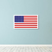 Toile Drapeau américain (Insitu (Plancher de Bois))