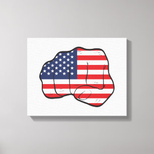 Toile Drapeau américain