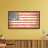 Toile Drapeau américain 1776 (Insitu(Salon))