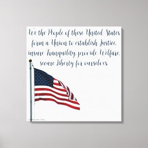 Toile Drapeau américain 2371