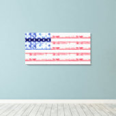 Toile Drapeau américain à cent dollars (Insitu (Plancher de Bois))